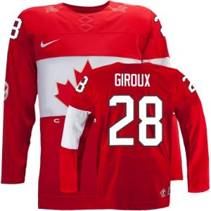 Olympic Hockey Claude Giroux Authentic Kinder Rot – Team Canada #28 Auswärts 2014